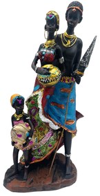 Statueta africana MAALY FAMILY, 28cm