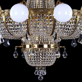 Candelabru dimensiuni mari XXL Cristal Bohemia Exclusive EURYDIKA