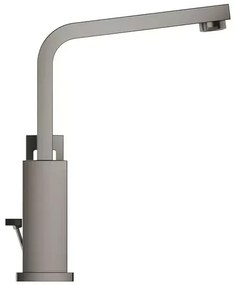 Baterie lavoar inalta Grohe Eurocube L antracit periat Hard Graphite cu ventil Pop-Up si pipa pivotanta