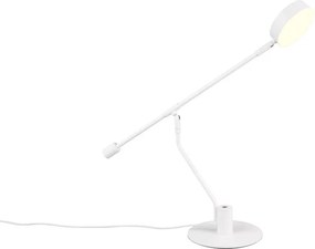 Veioză alb mat LED cu structură flexibilă (înălțime 64 cm) Manduro – Trio