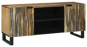 vidaXL Dulap TV , 105 x 33.5 x 46 cm, din lemn masiv de mango și lemn stratificat.