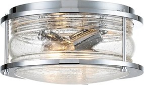 Quintiesse QN-ASHLANDBAY-F-PC-BATH - Plafonieră pentru baie ASHLAND 2xE27/60W/230V IP44