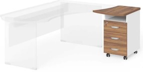 Sertare Manager 57,4 x 67,3 cm, dreapta, nuca warmia / alb