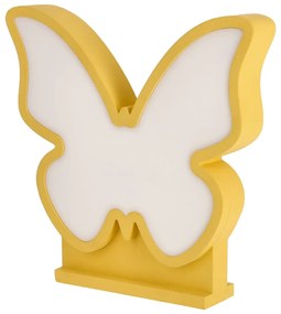 Veioză pentru copii galbenă Butterfly – Candellux Lighting