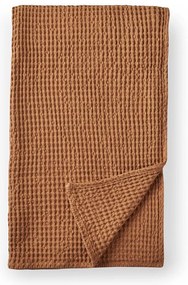 Pătură maro din bumbac 150x200 cm Jaipur Chunky Waffle – Pineapple Elephant