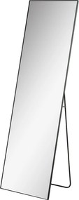 HOMCOM Oglindă Verticală din Metal, 50x2x161.5 cm, Negru | Aosom Romania