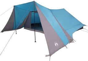 vidaXL Cort Tipi cu acoperiș albastru 660 x 456 x 200 cm tafta