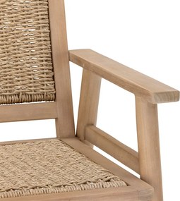 Canapea de grădină în culoare naturală din lemn masiv Sorrento – Bloomingville