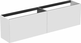 Dulap baza suspendat Ideal Standard Atelier Conca 2 sertare 200 cm alb mat