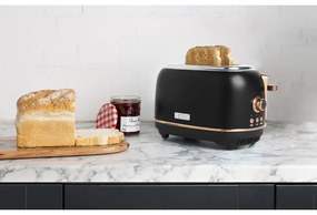 Prăjitor de pâine negru Heritage - Haden