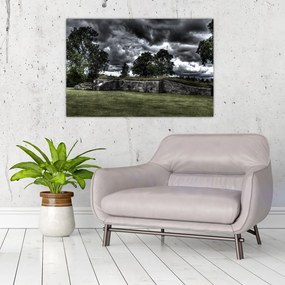 Tablou cu cerul întunecat (90x60 cm)
