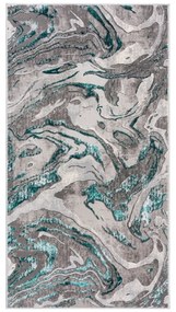 Covor gri/turcoaz 240x340 cm Marbled – Flair Rugs