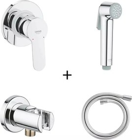 Dus igienic cu baterie Grohe Trigger Spray Bundle crom lucios