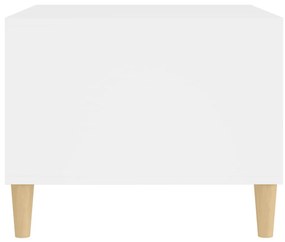 Masuta de cafea, alb, 60x40x50 cm, lemn compozit Alb, 1