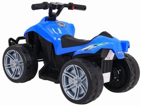 ATV Electric cu acumulator pentru copii NOVOKIDS™ Mini Monster , Lungime 70 cm, 3-6 ani , Max 30 kg , 6V, Albastru