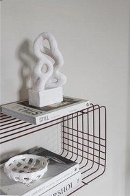 Raft burgundy etajat din metal 70 cm Wire – Mette Ditmer Denmark