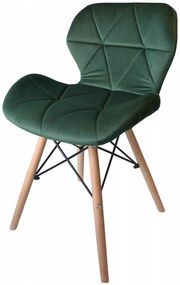 JAKS SCAUN VELUR VERDE, STILUL SCANDINAV