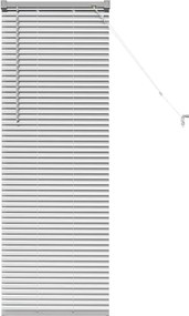 vidaXL Jaluzele venetiene Manual Argintiu 130 x 45 cm Aluminiu