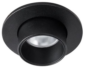 Spot LED incastrabil Halo E negru