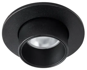 Spot LED incastrabil Halo E negru