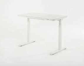 Viva Joy, Birou reglabil cu blat de sticlă securizată șu panou de control tactil, încorporat - Negru