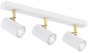 Plafoniera cu 3 spoturi design minimalist LAGOS alba