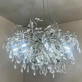 Lustră de cristal pe cablu 13xG9/40W/230V crom