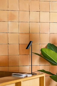 Lampa LED de birou stil minimalist LEO neagra