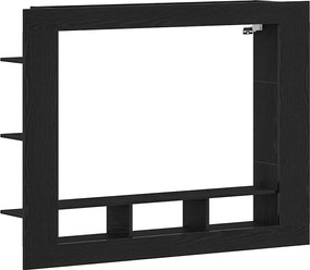 vidaXL Cabinet TV Stejar negru 152 x 22 x 113 cm Lemn compozit