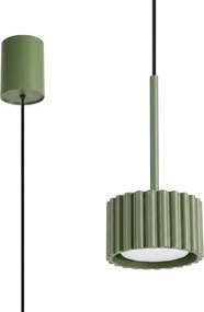 Sollux SL.2679 - Lustră suspendată pe cablu AURA 1xGX53/10W/230V verde
