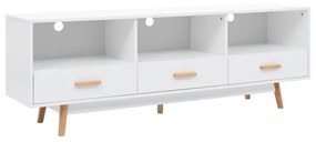247611 vidaXL Comodă TV, alb, 160 x 40 x 55 cm, MDF