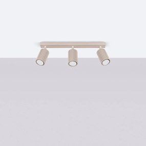 Spot taupe din metal 6,5x45 cm Gleam – Sollux