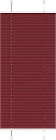 vidaXL Jaluzea plisată Bordeaux Roșu 60x150 cm Lățime țesătură