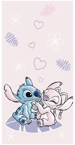 Disney Lilo și Stitch Prosop de baie roz, Prosop de plajă 70x140cm