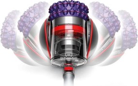 Aspirator fara sac Dyson Big Ball Parquet 2 228566-01, 600 W, 165 AW, 1,5 l, Tehnologie Radial Root Cyclone in 2 trepte, Recuperare automata in pozitie verticala, Nichel/Violet