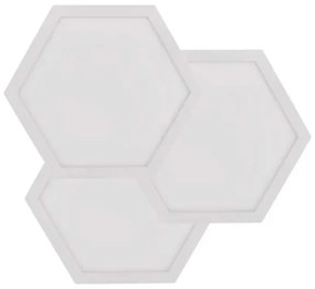 Set de extensie 3x panou RGBIC dimabil LED/1,8W/230V Wi-Fi Tuya