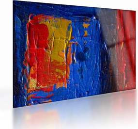 Tablou pe sticlă cu culorile pentru artiști (70x50 cm)