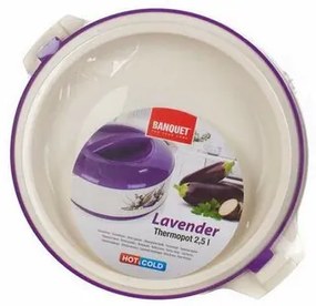 Oală termo Banquet Culinaria LAVENDER 2.5 l