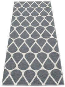 Covor tip traversă pentru interior și exterior gri închis 70x200 cm Otis Granit – Pappelina