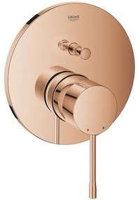 Grohe Essence Baterie cada dus monocomanda incastrata, cupru (warm sunset)