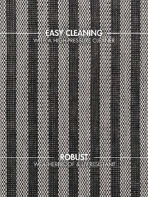 Covor pentru exterior și interior negru/crem 160x230 cm Haringey Linley – Ted Baker