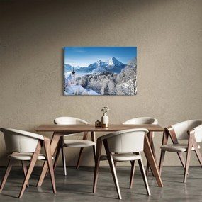 Tablou - Peisaj cu ninsoare (90x60 cm)