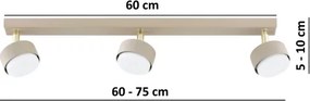 Brilagi - spot LED RGB dimabil MONO 3xGX53/14W/230V Wi‑Fi Tuya bej