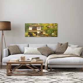 Tablou - Cabane în timpul verii (120x50 cm)