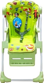 Scaun de masa pentru copii si bebe Baby Care™ CC reglabil in 3 trepte,pliabil, centura de siguranta, sezut comfortabil, masuta detasabila, pozitie