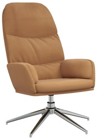 341026 vidaXL Scaun de relaxare, gri taupe, piele întoarsă artificială