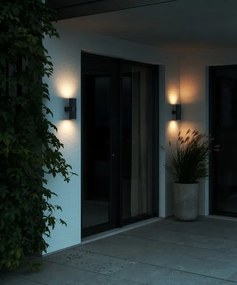 Aplica de perete exterior IP54 cu lumina sus / jos Kyklop negru