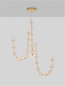 Lustra LED XXL suspendata moderna design elegant BRILLANTE
