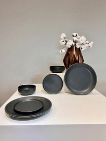 Set 2 Piese Vulcano DUO Lucios (Platou 29cm+Farfurie Lucioasa 20cm)