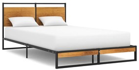 vidaXL Cadru de pat, 120x200 cm, metal